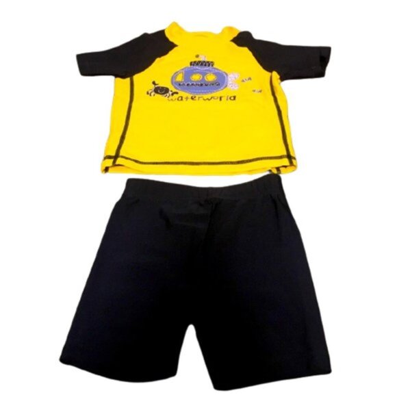 Boys Alive Water World Rash guard 2 piece set 6 - 12 months - Picture 1 of 4